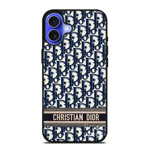 CHRISTIAN DIOR LOGO BLUE iPhone 16 Plus Case Cover